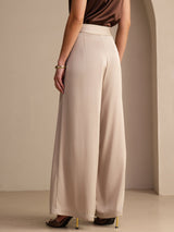 [Tan] SilkSilky-CA Women's Pants 002