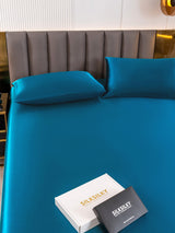[Teal] SilkSilky-CA 19Momme Bedding Set 005