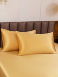 SilkSilky CA 22Momme Pure Silk Pillowcase Champagne 003