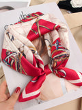 SilkSilky CA Pure Silk Scarf Red 001