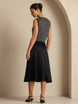 [Black] SilkSilky-CA Skirt 004