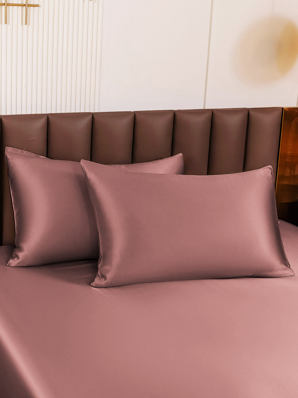 SilkSilky-CA 19Momme Pure Silk Pillowcase PaleMauve 003