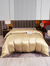 [Beige] SilkSilky-CA 22Momme Duvet Covers 001