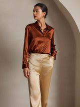 [Champagne] SilkSilky-CA Women's Pants 005