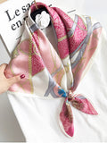 SilkSilky CA Pure Silk Scarf Pink 001