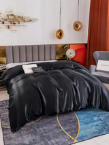 [Black] SilkSilky-CA Duvet Covers 004