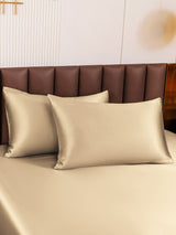 [Beige] SilkSilky-CA 19Momme Pure Silk Pillowcase 001