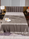 SilkSilky CA 22Momme Pure Silk Sheet Gray 001