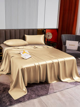 [Beige] SilkSilky-CA 22Momme Bedding Set 003