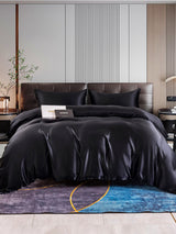 [Black] SilkSilky-CA 22Momme Bedding Set 001
