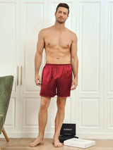 [Wine] SilkSilky-CA Mens Sleep Bottoms 004