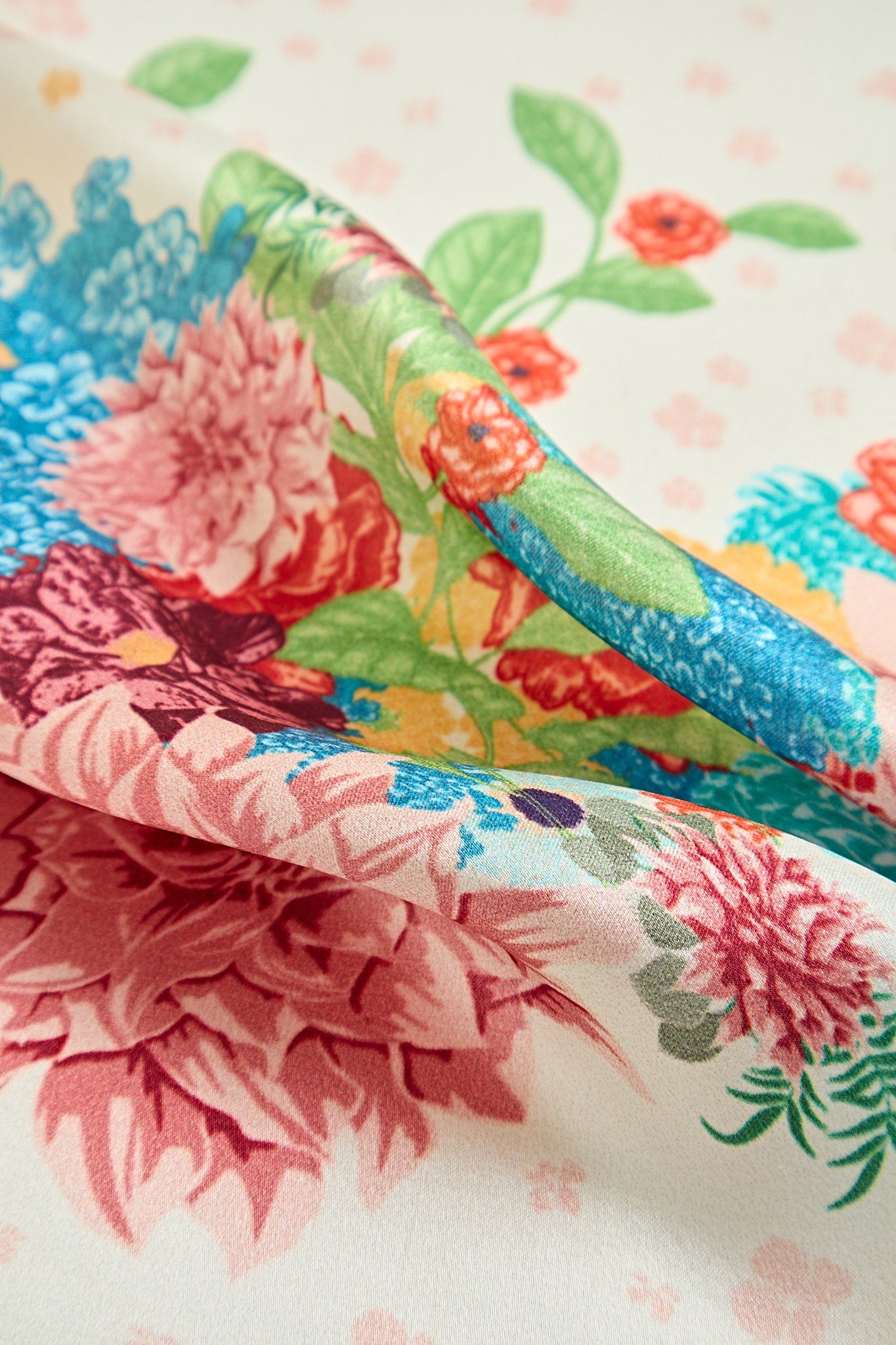 [Multi] SilkSilky-CA Pure Silk Scarf 005