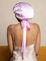 [Lavender] SilkSilky-CA Sleep Cap 005