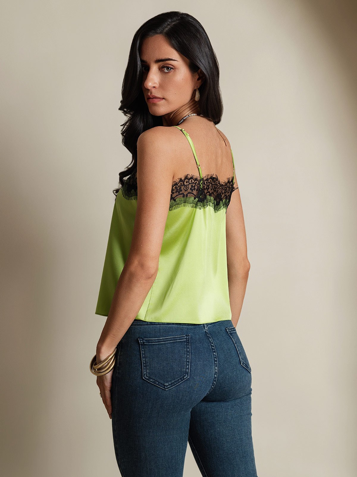 SilkSilky-CA 19Momme Silk Camisoles MintGreen 002