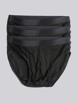 [Black] SilkSilky-CA 100% Silk Jersey Men's Underwear 006