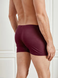 SilkSilky CA Silk Knitted Mens Underwear Wine 005