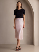 [Light Pink] SilkSilky-CA Skirt 001