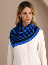 [Blue Arcs] SilkSilky-CA Scarf 003