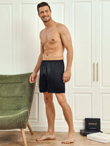 [Black] SilkSilky-CA Mens Sleep Bottoms 006