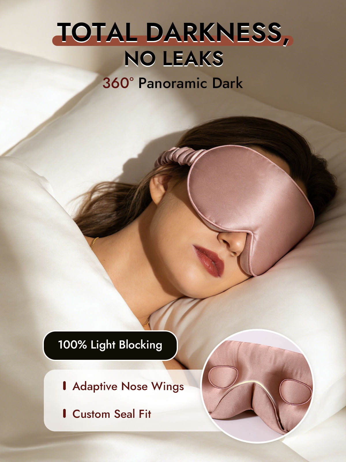 [Pale Mauve] SilkSilky-CA 22Momme Eye Mask 002