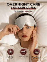 [Light Gray] SilkSilky-CA 22Momme Eye Mask 007