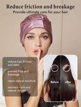 [Pale Mauve] SilkSilky-CA Sleep Cap 003