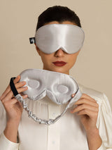 [Light Gray] SilkSilky-CA Eye Mask 001