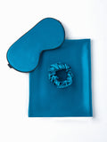 SilkSilky CA 19Momme Pure Silk Pillowcase Set Teal 005