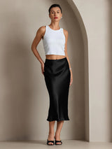 [Black] SilkSilky-CA Skirt 004