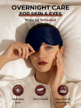 [Dark Blue] SilkSilky-CA 22Momme Eye Mask 007