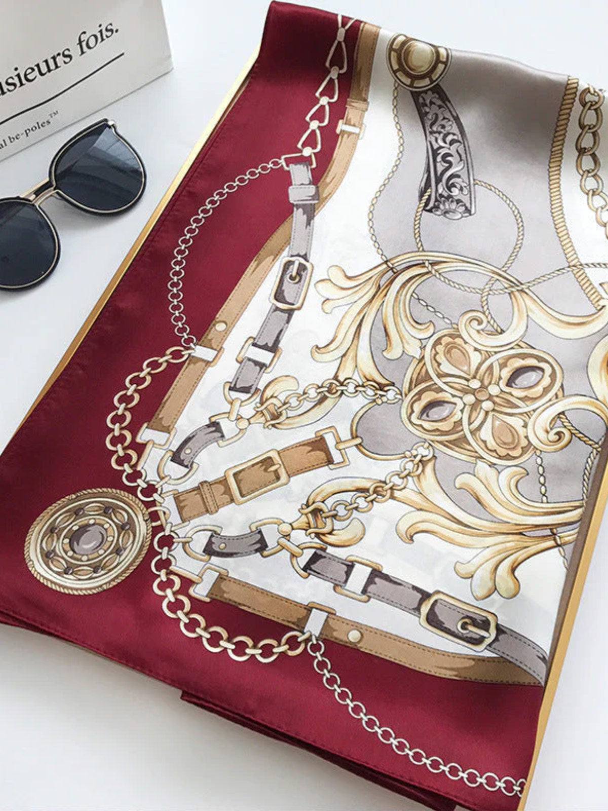 [P009] SilkSilky-CA Pure Silk Scarf 004,