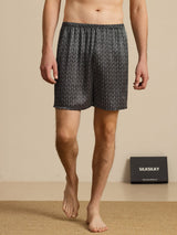 [Black Ginkgo] SilkSilky-CA Mens Sleep Bottoms 004