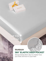 [Silver] SilkSilky-CA 25Momme Bedding Set 004