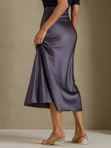 [Dark Gray] SilkSilky-CA Skirt 002