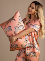 [Pink Cat] SilkSilky-CA Pillowcase 002