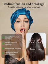 [Teal] SilkSilky-CA Sleep Cap 003