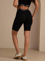 [Black] SilkSilky-CA Womens Shorts 002