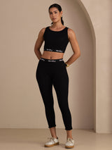 [Black] SilkSilky-CA Womens Pants 007
