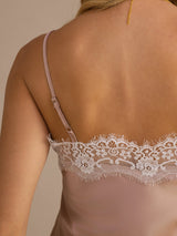 [Tuscany] SilkSilky-CA Spaghetti Strap V Neck Camisole 004