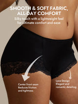 [Black] SilkSilky-CA 100% Silk Jersey Panty 007