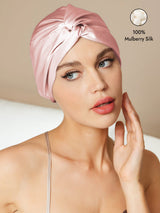 [Pink] SilkSilky-CA Sleep Cap 001