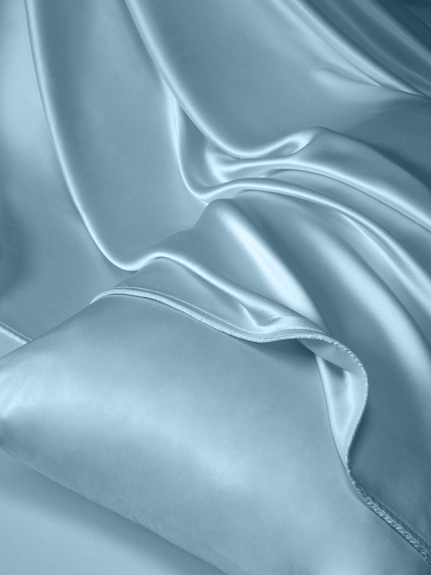 [Light Blue] SilkSilky-CA 19Momme Bedding Set 005