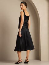 [Black] SilkSilky-CA Sleeveless Camisole 002