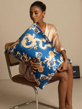 [Navy Dragon] SilkSilky-CA Pillowcase 005
