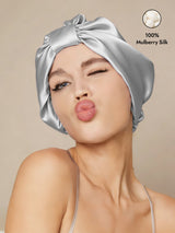 [Silver] SilkSilky-CA Sleep Cap 001