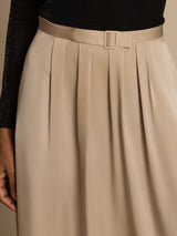 [Tan] SilkSilky-CA Skirt 003