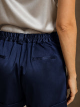 [Dark Blue] SilkSilky-CA Women's Shorts 005