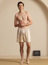 [Champagne] SilkSilky-CA Mens Sleep Bottoms 004