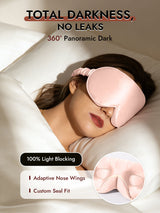 [Pink] SilkSilky-CA 22Momme Eye Mask 002