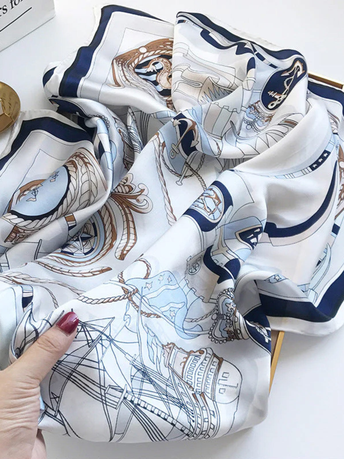 [P007] SilkSilky-CA Pure Silk Scarf 003,